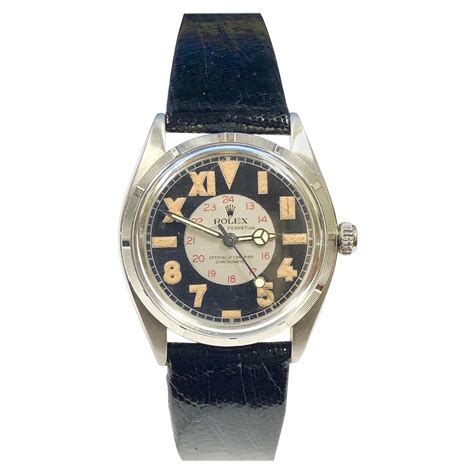 1944 mixed numeral oyster rolex|Rolex Oyster with black dial, steel 1944 .